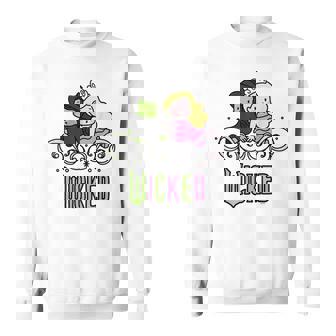 Wicked Elphaba & Glinda Together 遊び心のある漫画スタイル スウェットシャツ - Kawaiitshirt