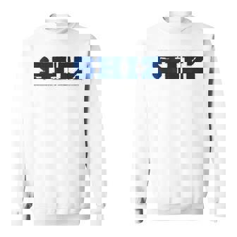 Wickedhiz University Collegiate フェイク刺繍 F&B スウェットシャツ - Kawaiitshirt