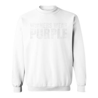 Winners Wear Purple Color War Camp Team Game Competition Sweatshirt - Thegiftio UK