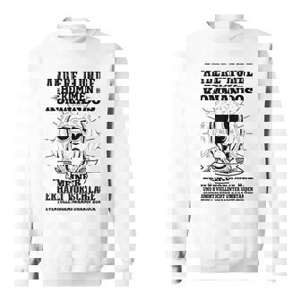Witzige Und Lustigeprüche Andere Hunde Bekommen Kommandospruch Geschenk Damen Weiß Kurzarm Sweatshirt - Geschenkecke