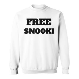 Women's Free Snooki Retro Vintage Free Snooki Sweatshirt - Thegiftio UK