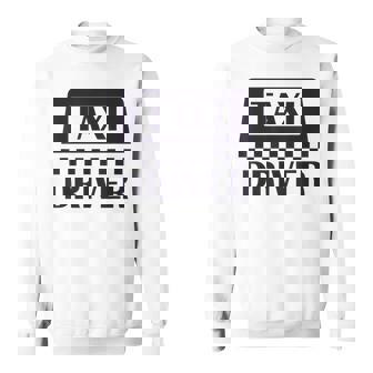 Yellow Taxi Costume Halloween Taxi Driver Driving Sweatshirt - Thegiftio UK