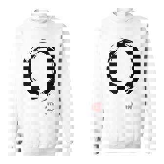 Zen Calligraphy Buddhist Enso Circle スウェットシャツ - Kawaiitshirt