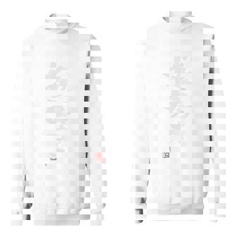 「桜好き」おもしろ 筆文字 バック服 面白い文字入り スウェットシャツ - Kawaiitshirt