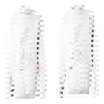 「美豚」おもしろ 筆文字 バック服 面白い文字入り スウェットシャツ - Kawaiitshirt