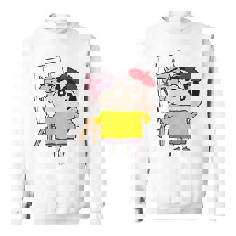 【まんが】クレヨンしんちゃん お絵描きしんちゃん スウェットシャツ - Kawaiitshirt