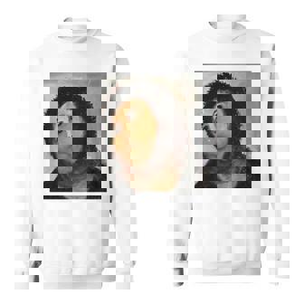 【キリスト画】おばあさんが勝手に修復した教会の壁画が人気爆発 長袖tシャツ スウェットシャツ - Kawaiitshirt