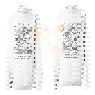 【ハロウィン特集】Usデザイン サンリオキャラクターズ ハロウィンパーティー スウェットシャツ - Kawaiitshirt