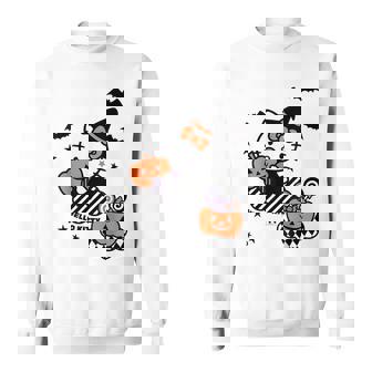 【ハロウィン特集】Usデザイン ハローキティ トリックオアトリート スウェットシャツ - Kawaiitshirt