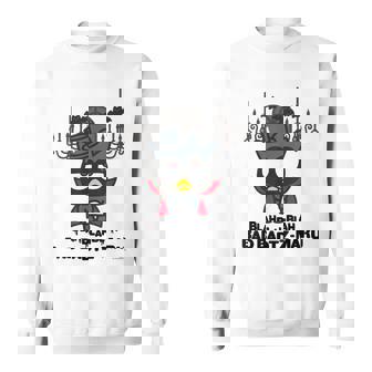 【ハロウィン特集】Usデザイン バッドばつ丸 ヴァンパイア スウェットシャツ - Kawaiitshirt