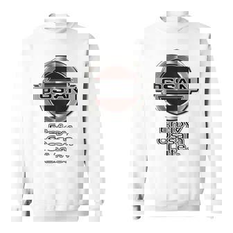 【バックプリント・背中側】Ossan おっさん（車好き ロゴ エンブレム パロディ）【変なデザイン屋さん】文字 面白い スウェットシャツ - Kawaiitshirt