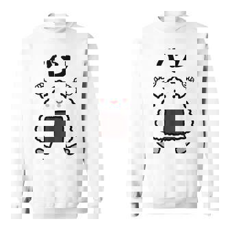 【パン】おにぎり オニギリ ごはん お米 白飯 おもしろ 面白い ウケる 可愛い ネタ ウケ狙い 笑える ふざけ 変な スウェットシャツ - Kawaiitshirt