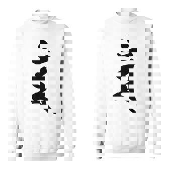 【マン】梵字 卯年 干支 守護梵字 文殊菩薩 3月生まれ 守り本尊 手書き 仏教 悉曇文字 古代文字 スピリチュアル スウェットシャツ - Kawaiitshirt