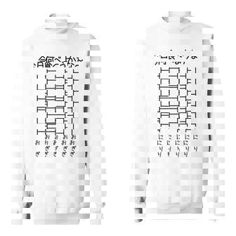 【今日何食べようかな おにぎり】あみだくじ 遊び心 おもしろ 面白い ユーモア ギャグ ネタ ウケ狙い 笑える 変な スウェットシャツ - Kawaiitshirt