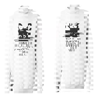 あなたを静かに判断します スウェットシャツ - Kawaiitshirt