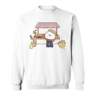 うさまる ベジまるシェ スウェットシャツ - Kawaiitshirt
