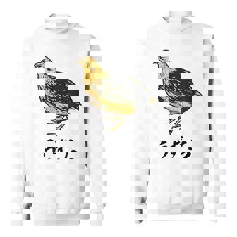 うずら 面白いtシャツ かわいい 鳥 筆文字 メンズ おもしろ 面白い 服 オリジナル グッズ 文字tシャツ ネタ スウェットシャツ - Kawaiitshirt