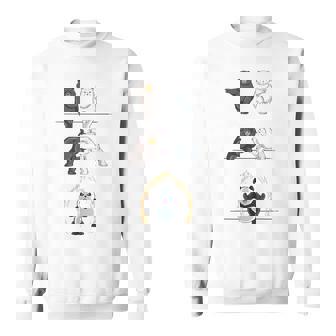 おもしろパンダ パンダ フュージョン ギフト シャツ かわいい シロクマ スウェットシャツ - Kawaiitshirt