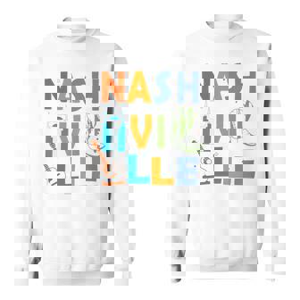 お土産 From Nashville Tn Trip Guitar Music City ナッシュビル 長袖tシャツ スウェットシャツ - Kawaiitshirt