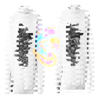 かっこいい ヒップホップ 猫 アーバン ストリートウェア B-Boy グラフィティ スウェットシャツ - Kawaiitshirt