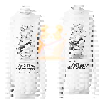 かわいいけど危険な面白いハムスター空手 スウェットシャツ - Kawaiitshirt