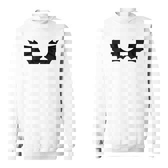 かわいいハロウィンブラックコウモリの羽 スウェットシャツ - Kawaiitshirt