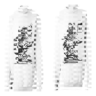 かわいい猫 太極拳 武道 陰陽 スウェットシャツ - Kawaiitshirt