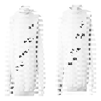 かわいい面白い猫の足跡 スウェットシャツ - Kawaiitshirt