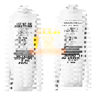 ただビール飲みたい&吊るしw おれのシーズーー スウェットシャツ - Kawaiitshirt