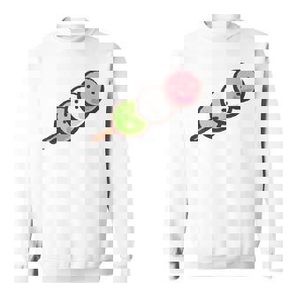 だんご 団子 和菓子 花見団子 三色団子 三兄弟 だんご好き かわいい おもしろ スウェットシャツ - Kawaiitshirt