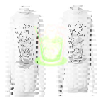 ねこぺん日和 メロンソーダ スウェットシャツ - Kawaiitshirt