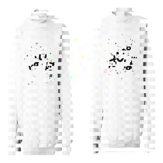 はぴば 誕生日 記念 誕生会 パーティー おめでとう バースデー ハッピーバースデー ハピバ 紙吹雪 主人公 主役 ネタ スウェットシャツ - Kawaiitshirt