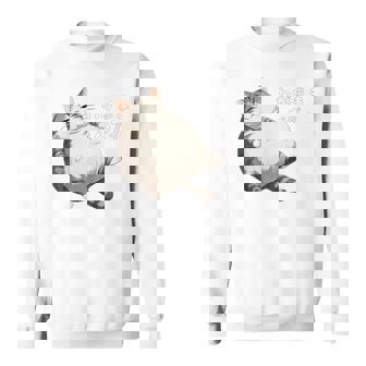 わがままボディ 猫 ねこ 太ったねこ ぽっちゃり 好ねこき かわいい おもしろ 面白い スウェットシャツ - Kawaiitshirt