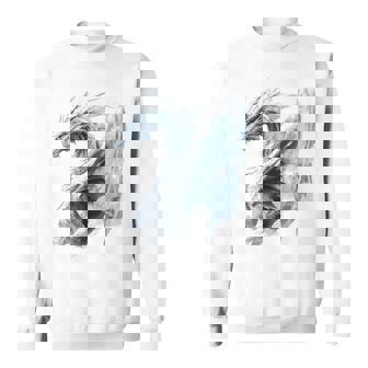 アイスドラゴン グラフィック 神話アート アイスドラゴン スウェットシャツ - Kawaiitshirt