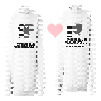 アイハート 島田 Japan Love 日本土産 スウェットシャツ - Kawaiitshirt