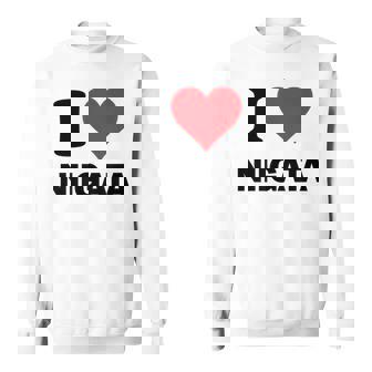 アイハート 新潟 日本 愛 日本土産 スウェットシャツ - Kawaiitshirt