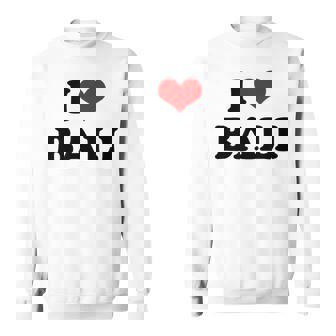 アイラブバリハートバリバケーション スウェットシャツ - Kawaiitshirt