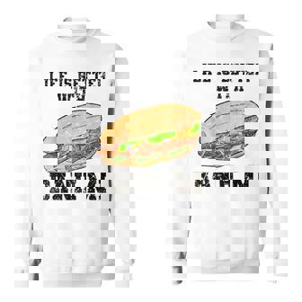 アジアンフード キッチン パン バゲット バインミー ベトナム ベトナム スウェットシャツ - Kawaiitshirt