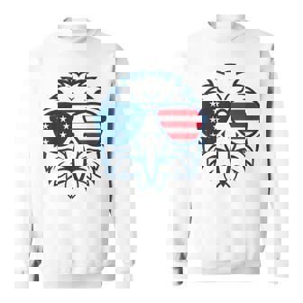 アメリカン・イーグル アメリカ国旗 7月4日 愛国 スウェットシャツ - Kawaiitshirt