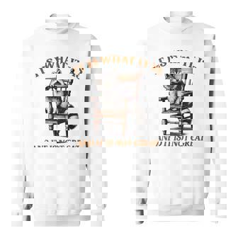 アライグマのミーム It's What It's And It Is Not Greatarcastic スウェットシャツ - Kawaiitshirt