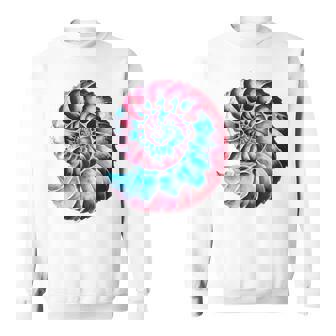 アンモナイトスパイラル貝殻 長袖tシャツ スウェットシャツ - Kawaiitshirt