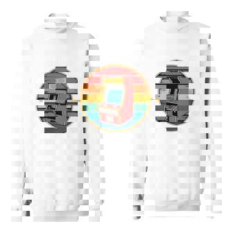 アーケード ゲーマー ビデオゲーム レトロ ゲーマー 長袖tシャツ スウェットシャツ - Kawaiitshirt