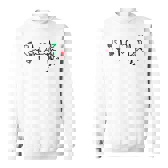 イタリアの日本の国旗 日本 イタリア ハートビート スウェットシャツ - Kawaiitshirt