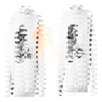 イングリッシュセッター 犬 モチーフ ペット アートワーク イングリッシュセッター スウェットシャツ - Kawaiitshirt