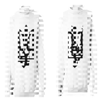 ウクライナトライデントシンボル ウクライナトライズブ 長袖tシャツ スウェットシャツ - Kawaiitshirt