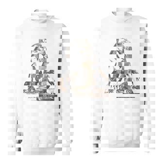 エジプト スフィンクス 神秘 ラムセス バックプリント スウェットシャツ - Kawaiitshirt