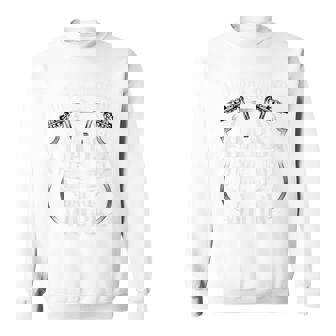 エッジの効いたバックプリント バイカー 面白い引用 オートバイ ライダーグラフィック スウェットシャツ - Kawaiitshirt