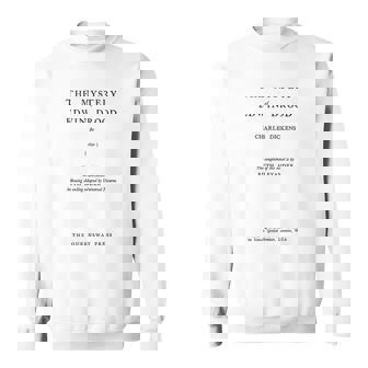 エドウィン・ドロードの謎 チャールズ・ディケンズ タイトルページ スウェットシャツ - Kawaiitshirt