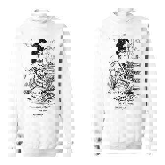 オスカー・ワイルド At Work By オーブリー・ビアズリー 1893 スウェットシャツ - Kawaiitshirt