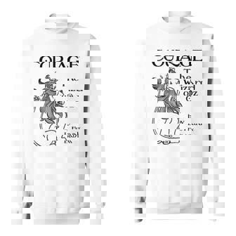 オズの魔法使い カウボーイライオン 勇気 スウェットシャツ - Kawaiitshirt